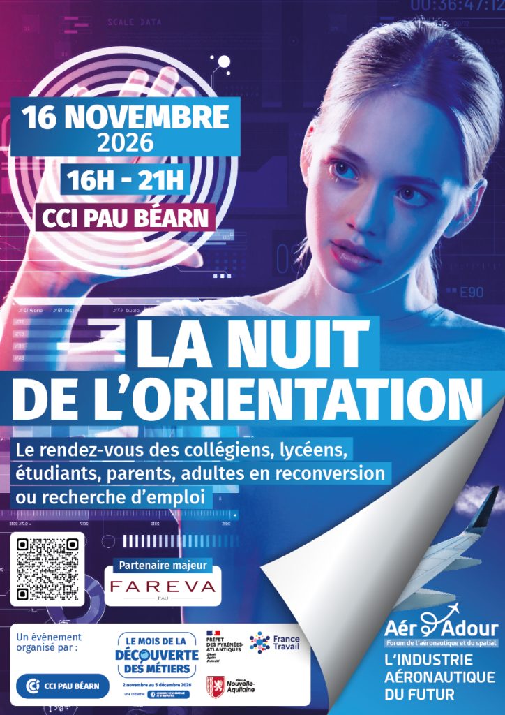 La Nuit de l'Orientation 2026 - CCI Pau Béarn